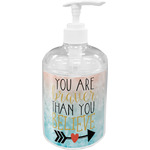 Inspirational Quotes Acrylic Soap & Lotion Bottle