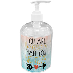 Inspirational Quotes Acrylic Soap & Lotion Bottle