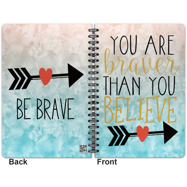 Inspirational Quotes Spiral Journal 7 x 10 - Apvl