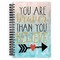 Inspirational Quotes Spiral Journal Large - Front View
