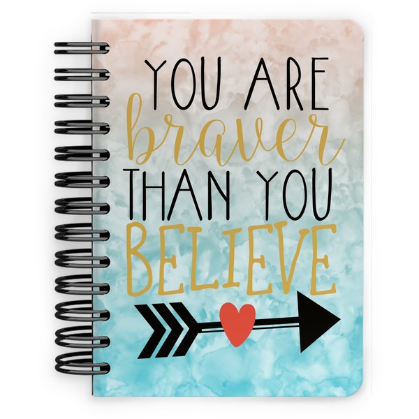 Custom Inspirational Quotes Spiral Notebook - 5x7