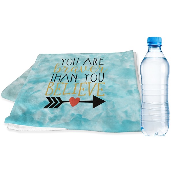 Custom Inspirational Quotes Sports & Fitness Towel