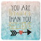 Inspirational Quotes Square Rubber Backed Coaster