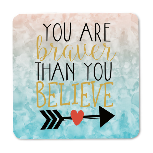 Inspirational Quotes Square Fridge Magnet - FRONT