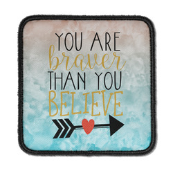 Inspirational Quotes Iron On Square Patch