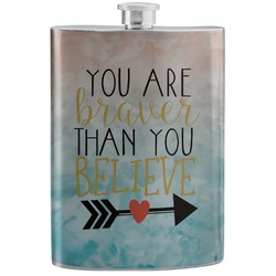 Inspirational Quotes Stainless Steel Flask