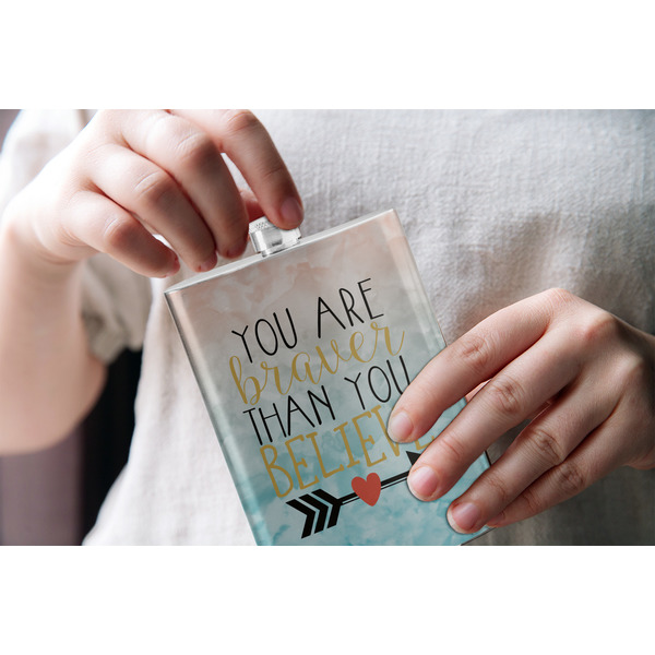 Inspirational Quotes Stainless Steel Flask - LIFESTYLE 1