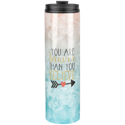 Inspirational Quotes Stainless Steel Skinny Tumbler - 20 oz