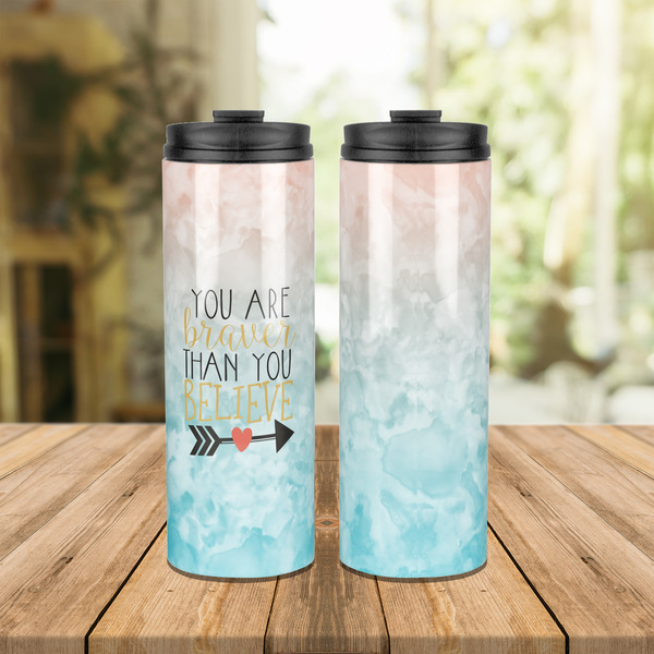 Inspirational Quotes Stainless Steel Tumbler - Lifestyle