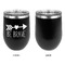 Inspirational Quotes Stainless Wine Tumblers - Black - Single Sided - Approval