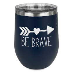 Inspirational Quotes Stemless Stainless Steel Wine Tumbler