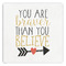 Inspirational Quotes Paper Dinner Napkin - Front View