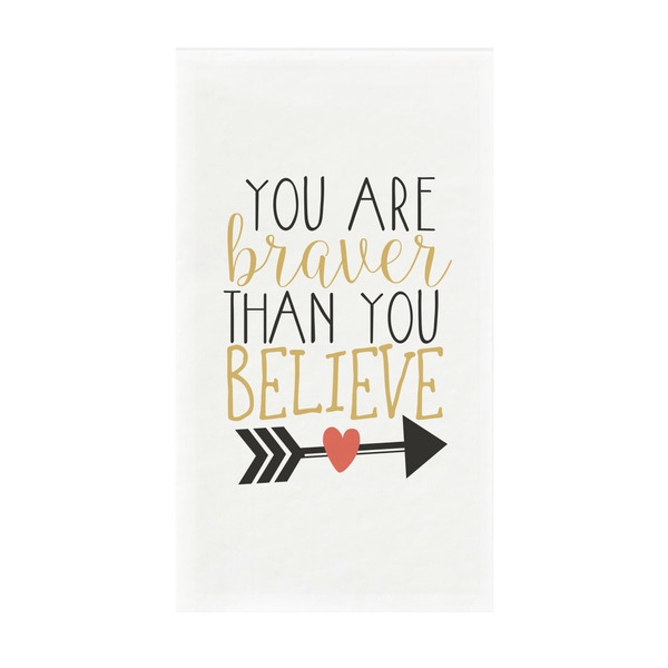 Custom Inspirational Quotes Guest Towels - Full Color - Standard