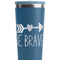 Inspirational Quotes Steel Blue RTIC Everyday Tumbler - 28 oz. - Close Up