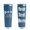 Inspirational Quotes Steel Blue RTIC Everyday Tumbler - 28 oz. - Front and Back