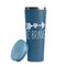 Inspirational Quotes Steel Blue RTIC Everyday Tumbler - 28 oz. - Lid Off