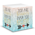 Inspirational Quotes Sticky Note Cube