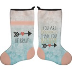 Inspirational Quotes Holiday Stocking - Double-Sided - Neoprene