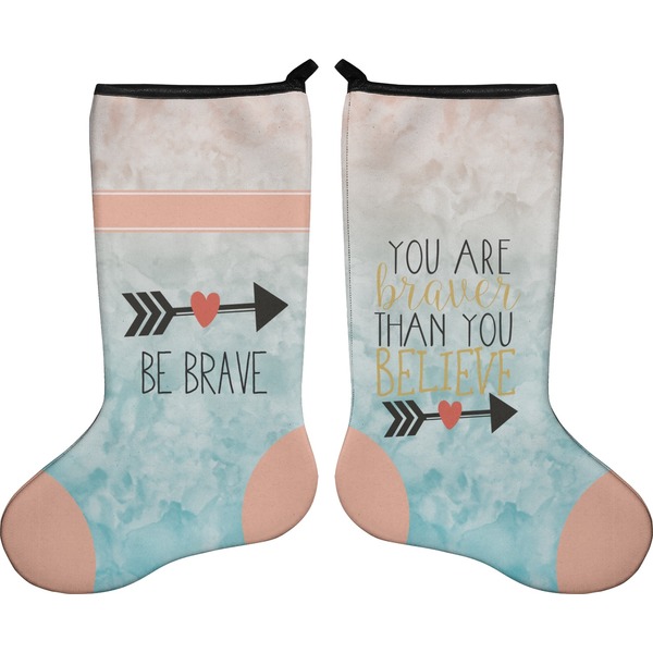 Inspirational Quotes Stocking - Double-Sided - Approval
