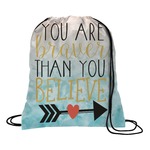 Inspirational Quotes Drawstring Backpack