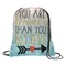 Inspirational Quotes String Backpack