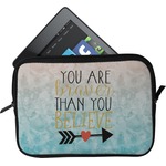 Inspirational Quotes Tablet Case / Sleeve - Small