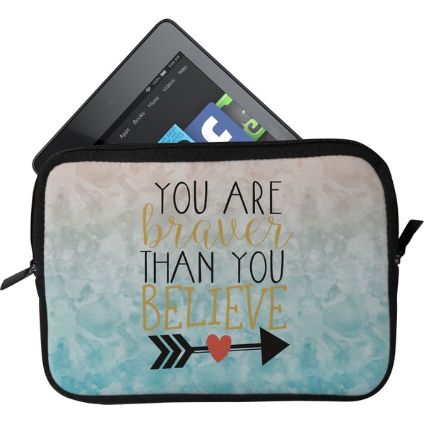 Custom Inspirational Quotes Tablet Case / Sleeve - Small