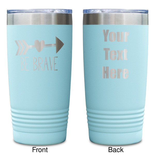 Inspirational Quotes Teal Polar Camel Tumbler - 20oz -Double Sided - Approval