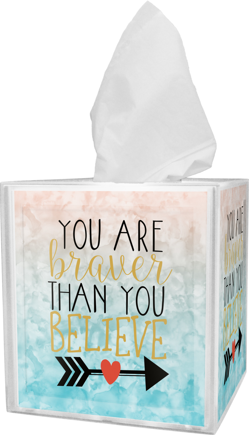 Inspirational Quotes Tissue Box Cover YouCustomizeIt