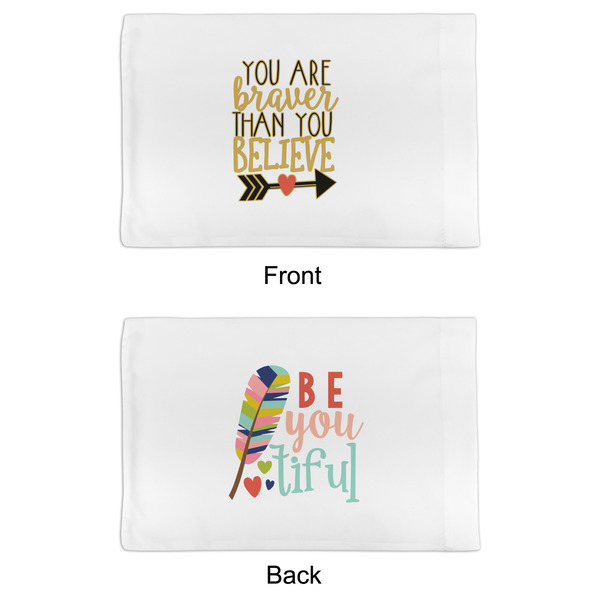 Inspirational Quotes Toddler Pillow Case - APPROVAL (partial print)
