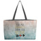 Inspirational Quotes Beach Totes Bag - w/ Black Handles