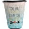 Inspirational Quotes Trash Can Black