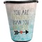 Inspirational Quotes Waste Basket - Single Sided (Black)