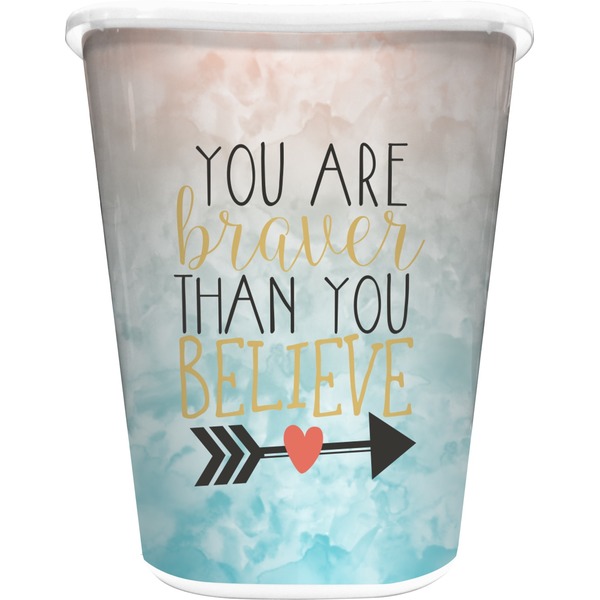 Custom Inspirational Quotes Waste Basket