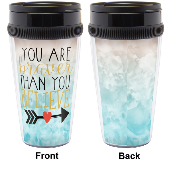 Inspirational Quotes Travel Mug Approval (Personalized)