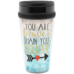 Inspirational Quotes Acrylic Travel Mug without Handle
