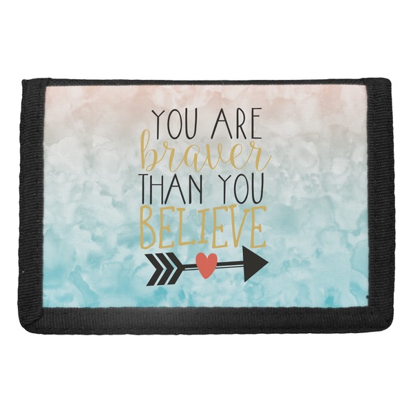 Custom Inspirational Quotes Trifold Wallet