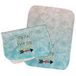 Inspirational Quotes Burp Cloths - Fleece - Set of 2