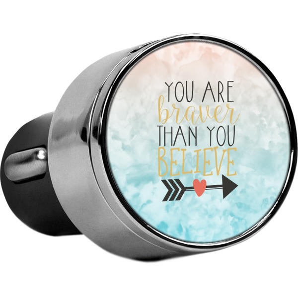 Custom Inspirational Quotes USB Car Charger