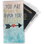 Inspirational Quotes Travel Document Holder
