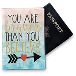 Inspirational Quotes Vinyl Passport Holder