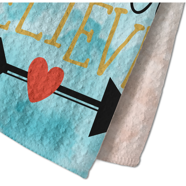 Inspirational Quotes Waffle Weave Towel - Closeup of Material Image