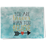 Inspirational Quotes Kitchen Towel - Waffle Weave - Full Color Print