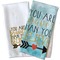 Inspirational Quotes Waffle Weave Towels - Two Print Styles
