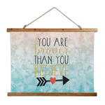 Inspirational Quotes Wall Hanging Tapestry - Wide