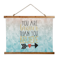Inspirational Quotes Wall Hanging Tapestry - Wide