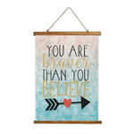 Inspirational Quotes Wall Hanging Tapestry - Tall
