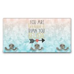 Inspirational Quotes Wall Mounted Coat Rack