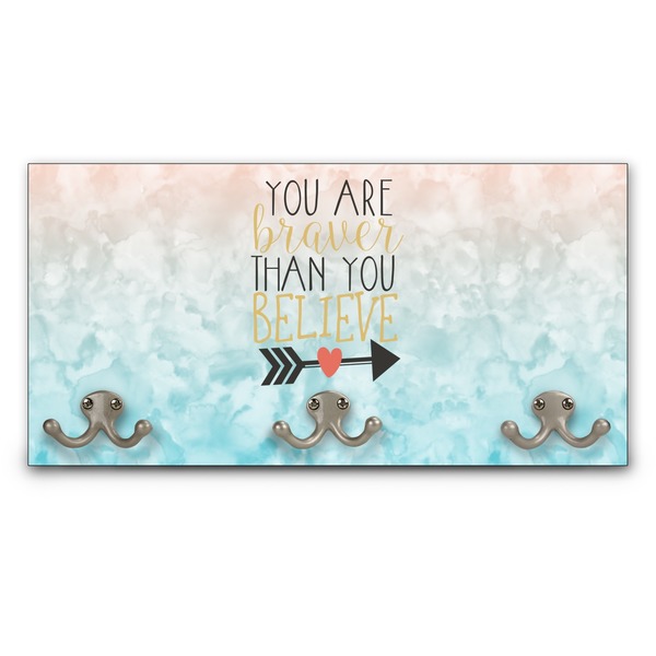 Custom Inspirational Quotes Wall Mounted Coat Rack