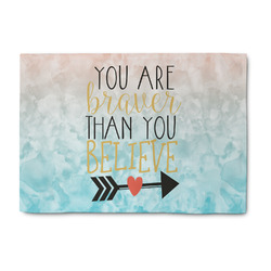 Inspirational Quotes Washable Area Rug